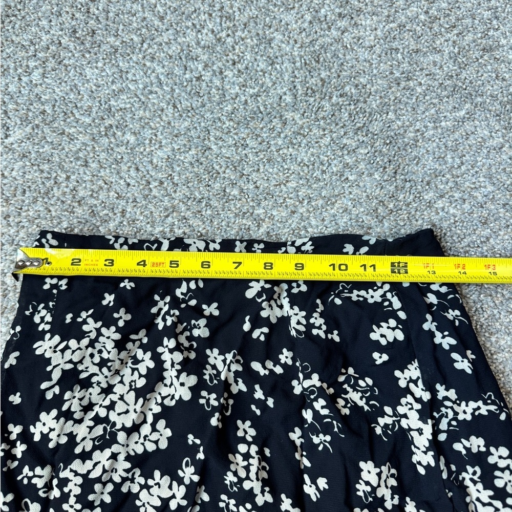 Talbots Black and White Floral Blouse and Skirt Set - Picture 9 of 9